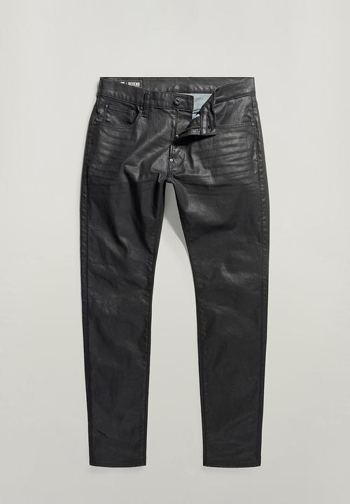 G-STAR - Revend Skinny Black pintt stretch denim - 3D dark aged