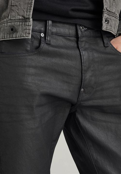 G-STAR - Revend Skinny Black pintt stretch denim - 3D dark aged