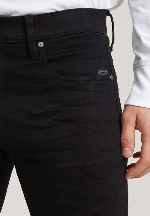 G-STAR - Revend skinny - Elto nero black f superstretch
