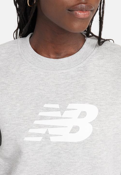 New Balance  - NB Sport Brushed Fleece Crew - Athletic Grey