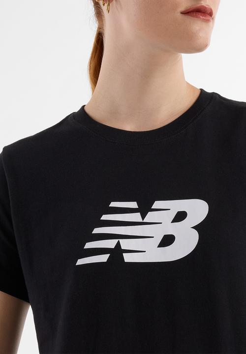 New Balance  - NB Sport Logo Tee-Black