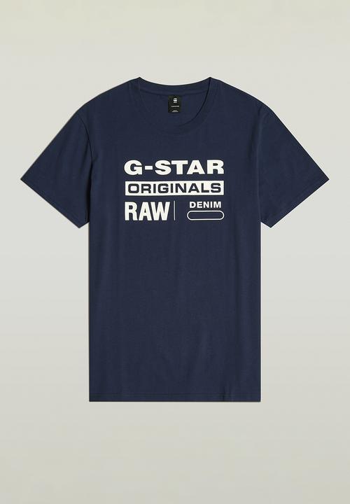 G-STAR - Graphic 8 r t s\s - sartho blue