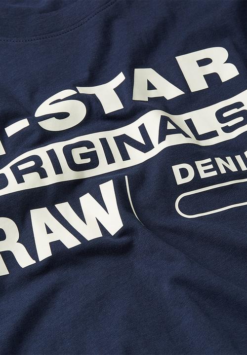 G-STAR - Graphic 8 r t s\s - sartho blue