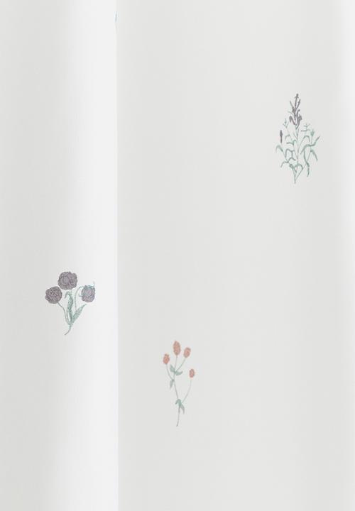 H&M - Floral shower curtain - white floral