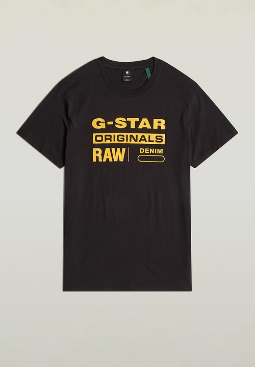 G-STAR - Graphic 8 r t s\s - dark black