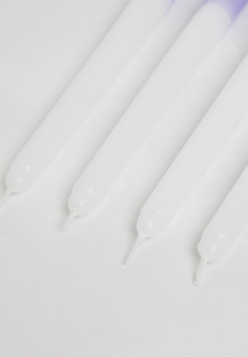 Sixth Floor - Set 4 Dip Dye Candles - Lilac