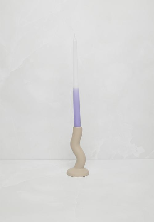 Sixth Floor - Set 4 Dip Dye Candles - Lilac