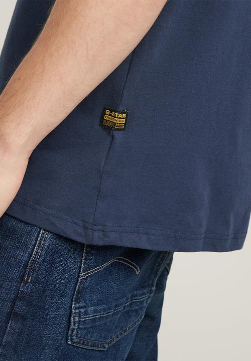 G-STAR - Base short sleeve tee - sartho blue