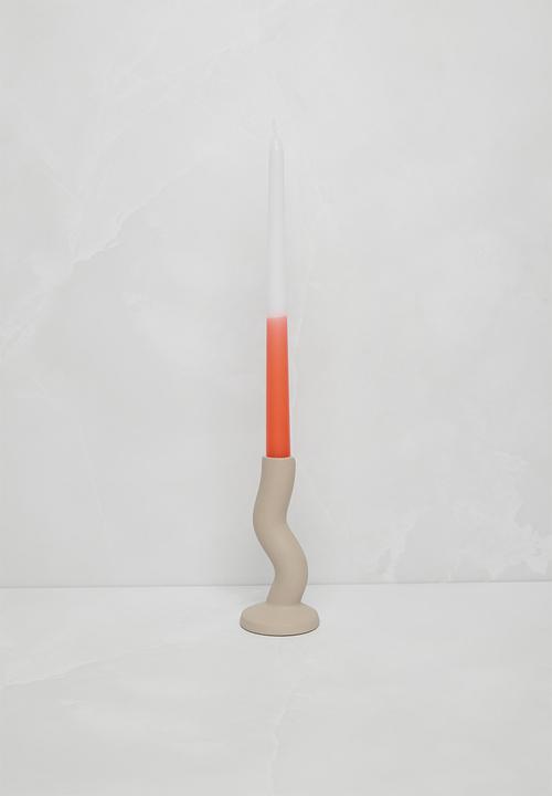 Sixth Floor - Set 4 Dip Dye Candles - Orange