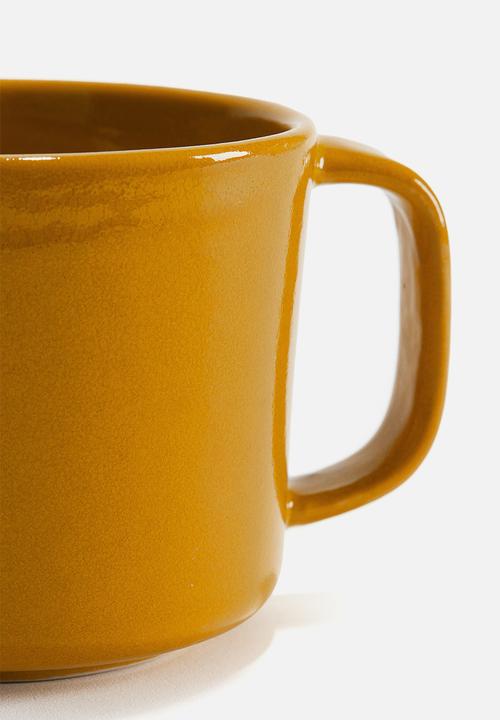 H&M - Reactive-glaze stoneware mug - yellow