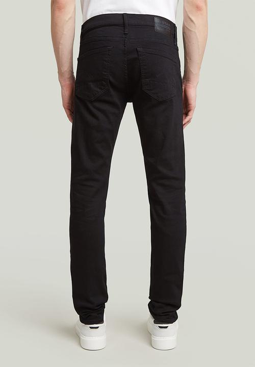 G-STAR - 3301 slim fit elto nero superstretch - pitch black