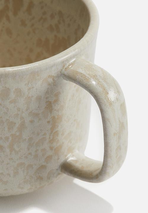 H&M - Reactive-glaze stoneware mug - light beige