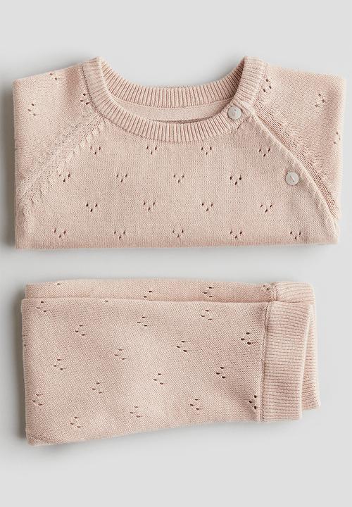 H&M - 2-piece cotton set - pink
