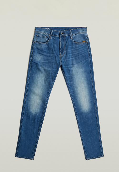 G-STAR - Revend Skinny Elto superstretch - medium indigo aged