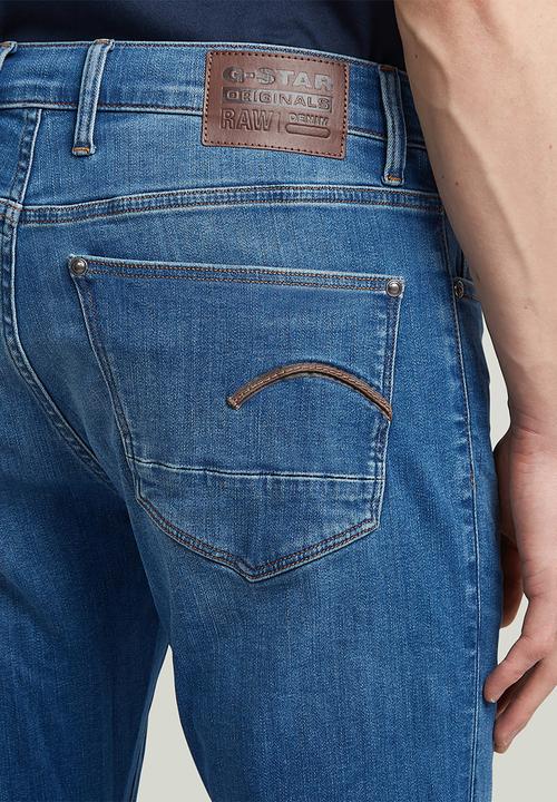 G-STAR - Revend Skinny Elto superstretch - medium indigo aged