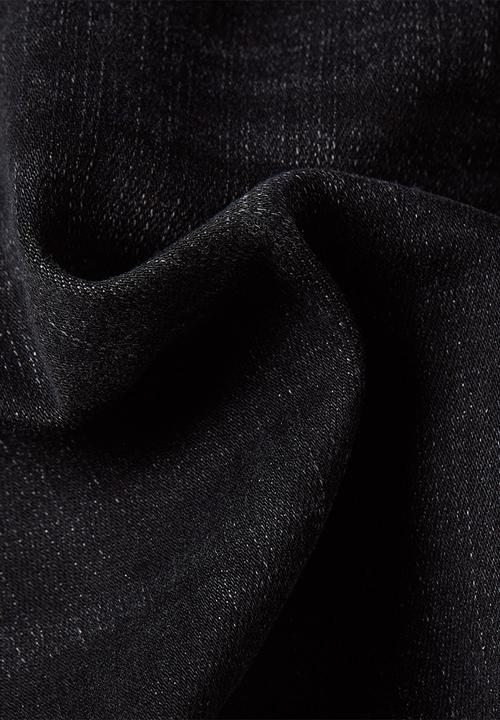 G-STAR - Revend Skinny Elto black superstretch - medium aged faded