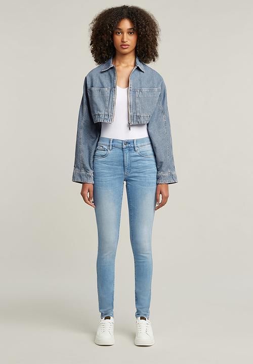 G-STAR - 3301 High Skinny Jeans Wmn - Light Indigo Aged