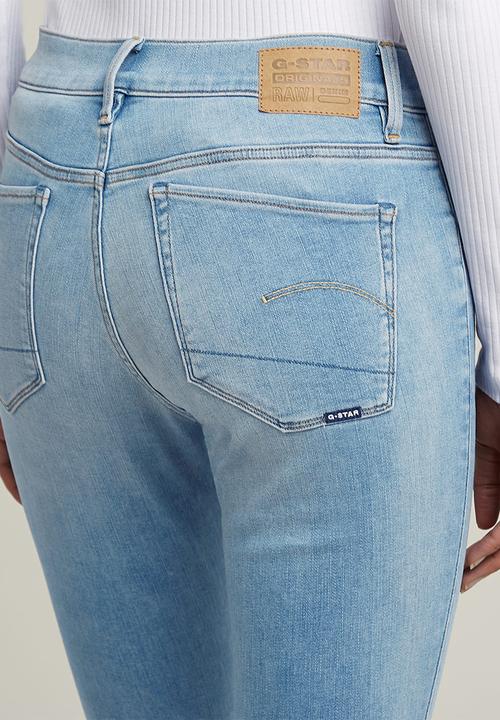 G-STAR - 3301 High Skinny Jeans Wmn - Light Indigo Aged