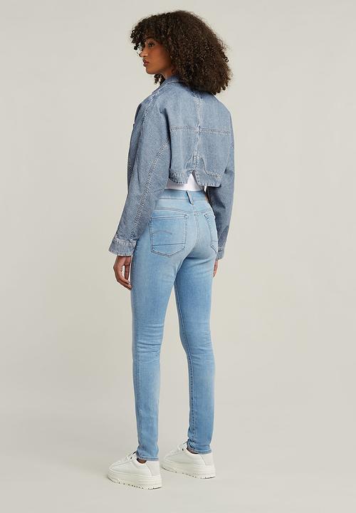 G-STAR - 3301 High Skinny Jeans Wmn - Light Indigo Aged