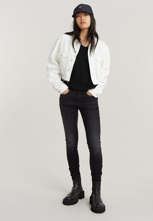 G-STAR - 3301 High Skinny Jeans Wmn - Worn In Coal
