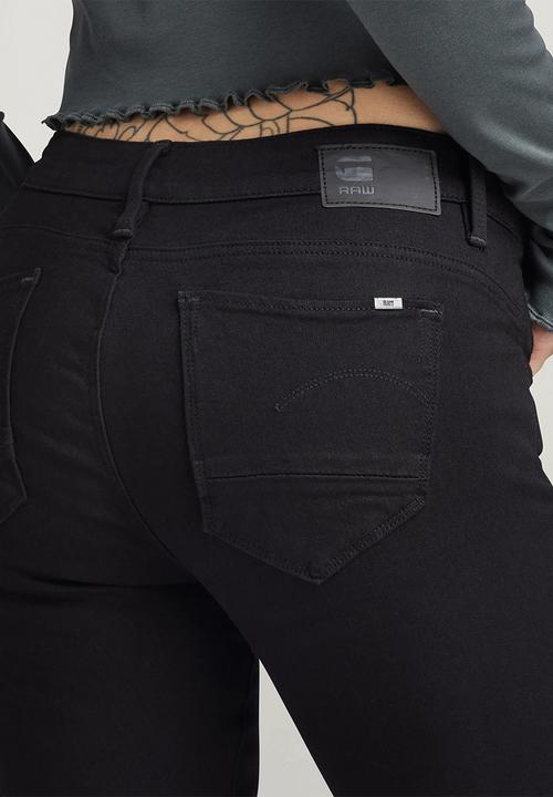 G-STAR - Arc 3D Mid Skinny Jeans Wmn - Pitch Black