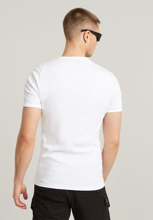 G-STAR - 2-pack Base tee  - white