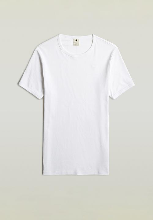 G-STAR - 2-pack Base tee  - white