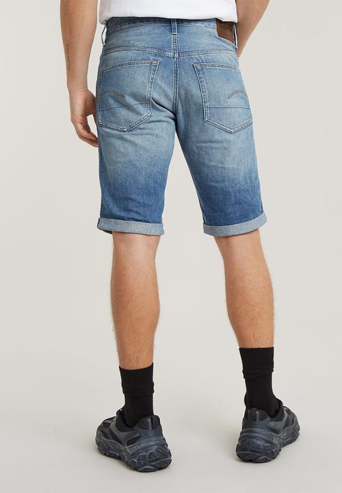 G-STAR - 3301 short Sato denim lt aged 