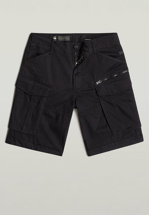 G-STAR - Rovic zip relaxed 1\2 Premium micro str - twill black