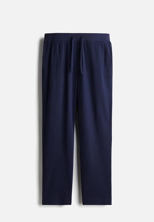 H&M - Regular fit waffled pyjamas - navy blue