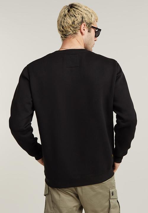 G-STAR - Premium core r sw long sleeve - dk black