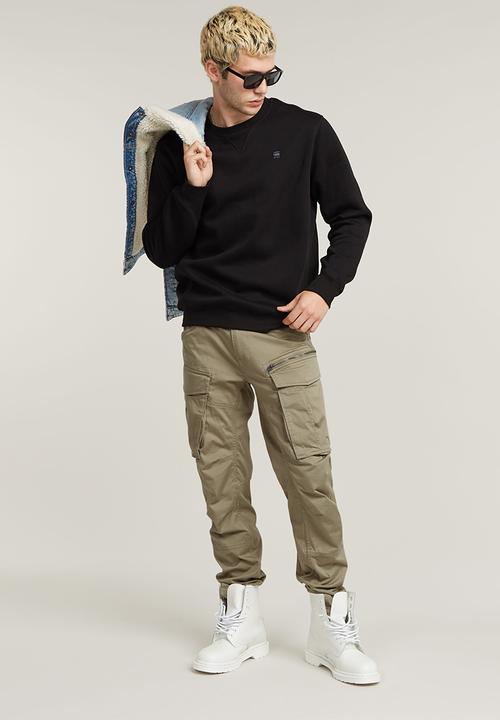 G-STAR - Premium core r sw long sleeve - dk black