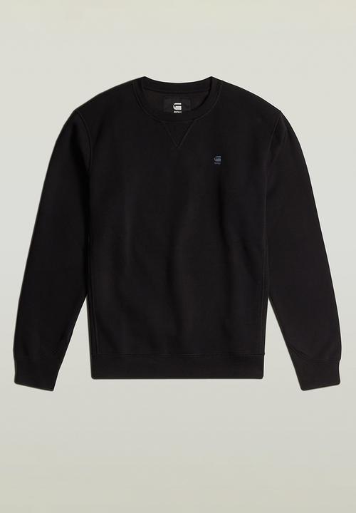 G-STAR - Premium core r sw long sleeve - dk black