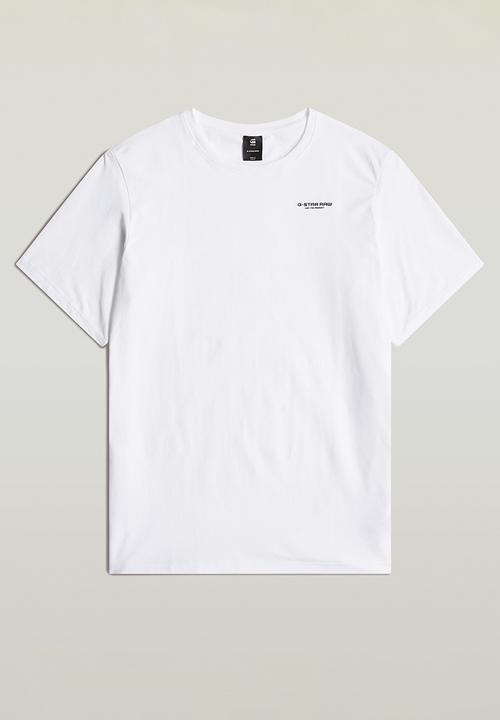 G-STAR - Slim base r t short sleeve - white
