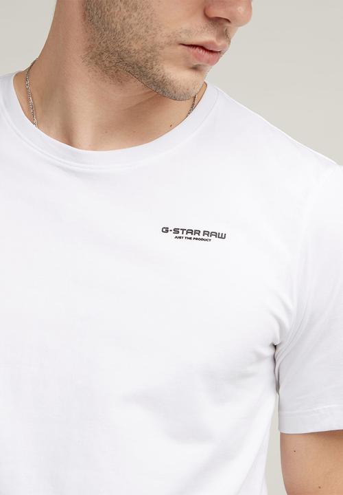 G-STAR - Slim base r t short sleeve - white