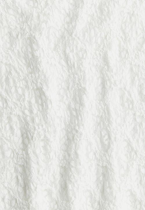 H&M - Lace top - white