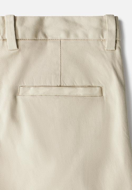 H&M - Regular fit cotton chinos - beige