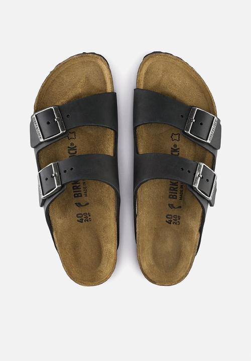 Birkenstock - Arizona oiled leather narrow - black