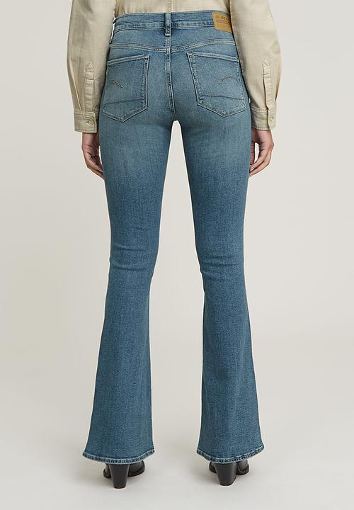 G-STAR - 3301 Flare Jeans Wmn - Faded Icy Blue 