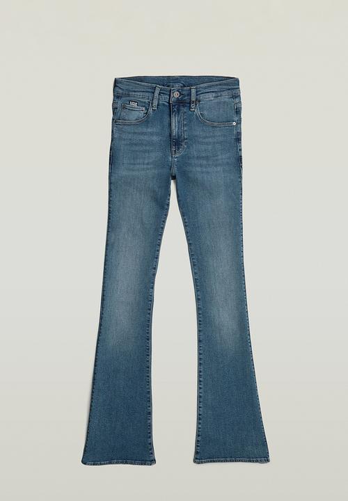 G-STAR - 3301 Flare Jeans Wmn - Faded Icy Blue 
