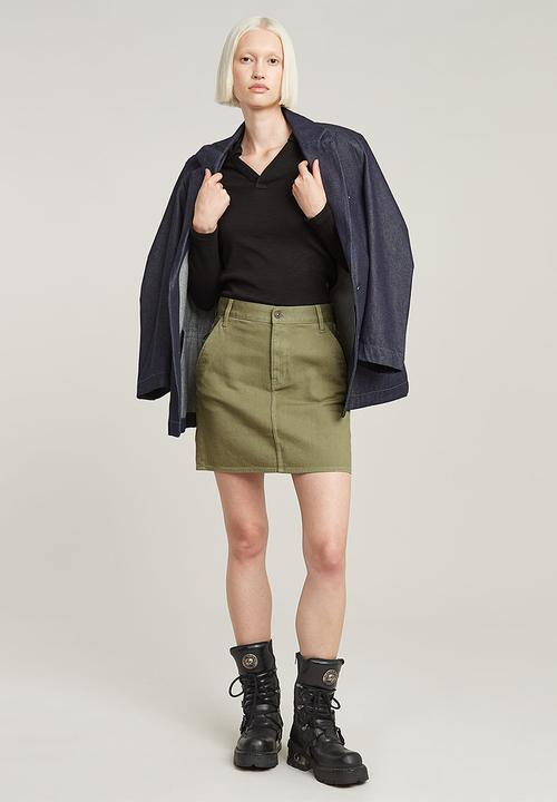 G-STAR - Polo slim l\s wmn - dk black 