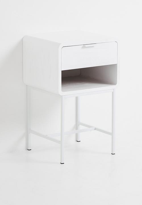 Sixth Floor - Gomez bedside table - white
