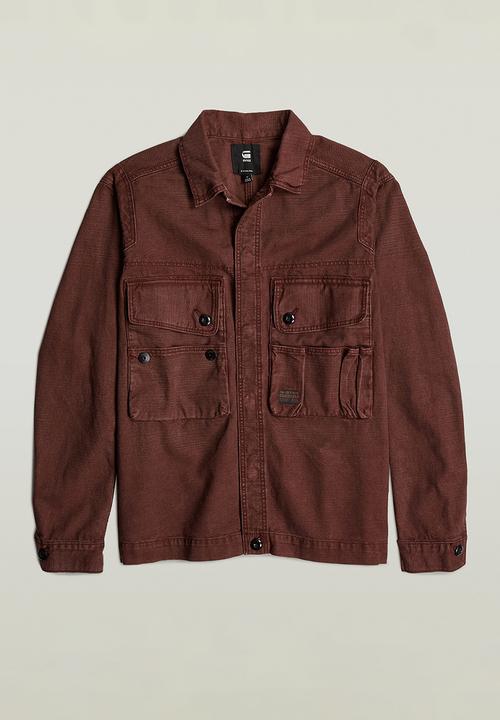 G-STAR - Utility overshirt - faded autumn leaves gd