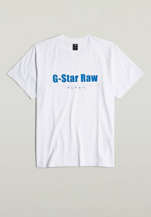 G-STAR - Symbols print loose r t - white