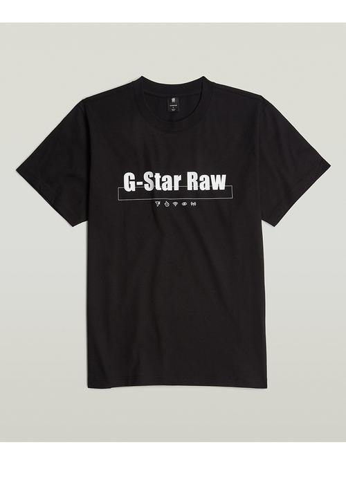 G-STAR - Symbols print loose r t - black