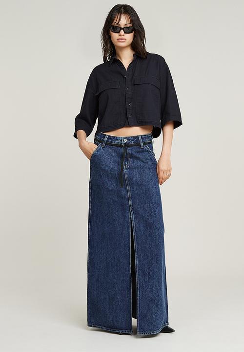 G-STAR - Baggy maxi skirt wmn - worn in blue creek 