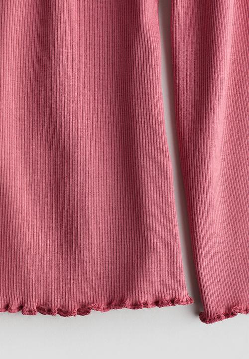 H&M - Long-sleeved jersey top - pink