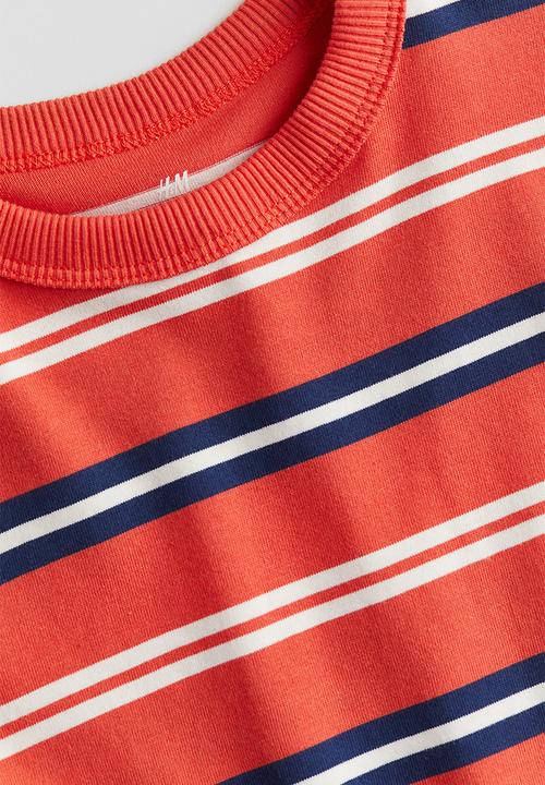 H&M - Long-sleeved t-shirt - red,multi