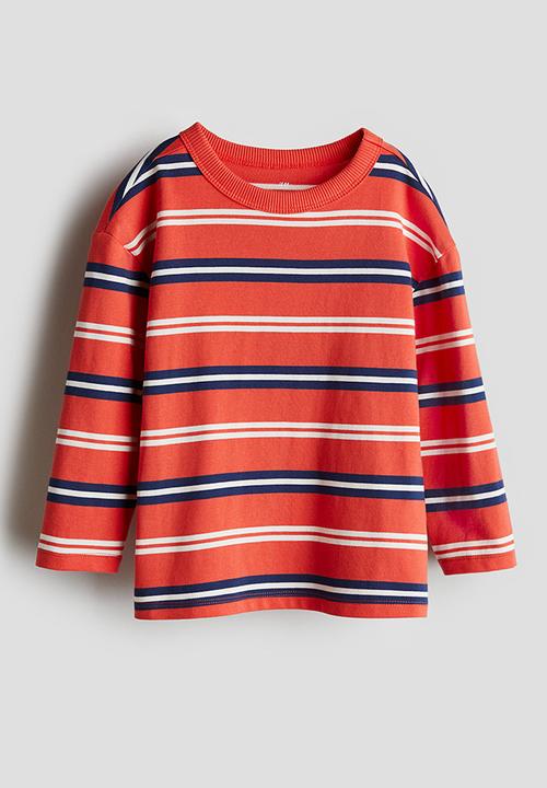 H&M - Long-sleeved t-shirt - red,multi