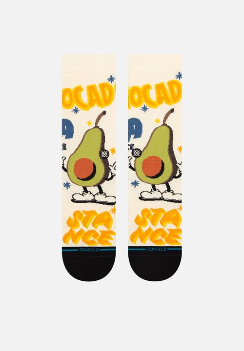 Stance Socks - Food stand crew - light beige